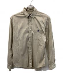 BURBERRY BLACK LABEL（バーバリーブラックレーベル）の古着「長袖シャツ」｜ベージュ