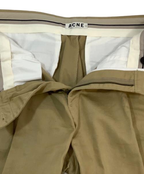 Acne（アクネ）Acne (アクネ) ストレートパンツ ブラウン サイズ:50の古着・服飾アイテム