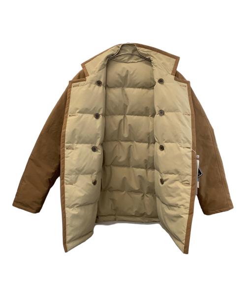 nano・universe（ナノ・ユニバース）nano・universe (ナノ・ユニバース) 西川ダウン (ニシカワダウン) リバーシブルダブルブレストダウンジャケット ブラウン サイズ:M 未使用品の古着・服飾アイテム