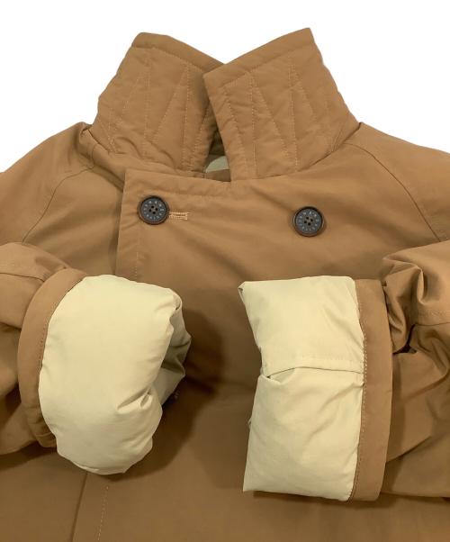 nano・universe（ナノ・ユニバース）nano・universe (ナノ・ユニバース) 西川ダウン (ニシカワダウン) リバーシブルダブルブレストダウンジャケット ブラウン サイズ:M 未使用品の古着・服飾アイテム