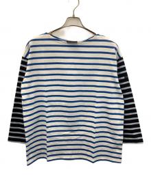 Le minor（ルミノア）の古着「長袖カットソー」｜ブルー×ホワイト