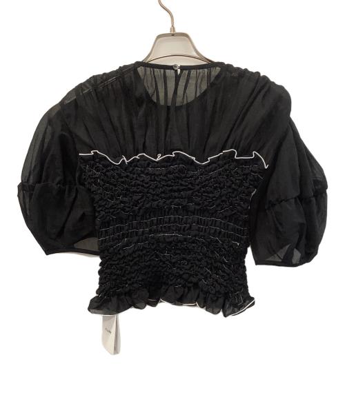CLANE（クラネ）CLANE (クラネ) 半袖ブラウス ブラック サイズ:1 未使用品の古着・服飾アイテム