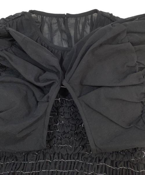 CLANE（クラネ）CLANE (クラネ) 半袖ブラウス ブラック サイズ:1 未使用品の古着・服飾アイテム