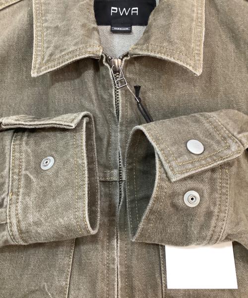 PWA（プア）PWA (プア) デニムジャケット ブラウン サイズ:M 未使用品の古着・服飾アイテム