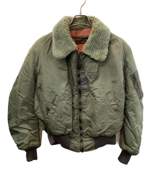 ALPHA INDUSTRIES（アルファインダストリーズ）ALPHA INDUSTRIES (アルファインダストリーズ) フライトジャケット オリーブ サイズ:40の古着・服飾アイテム