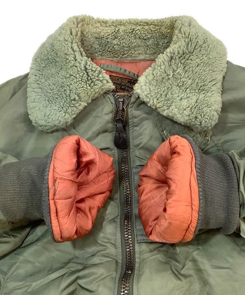 ALPHA INDUSTRIES（アルファインダストリーズ）ALPHA INDUSTRIES (アルファインダストリーズ) フライトジャケット オリーブ サイズ:40の古着・服飾アイテム