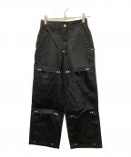 sodukスドーク）の古着「カットオフ加工パンツ」｜ブラック