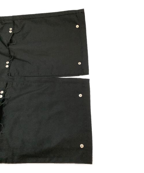 soduk（スドーク）soduk (スドーク) カットオフ加工パンツ ブラック サイズ:Sの古着・服飾アイテム