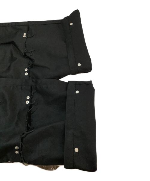 soduk（スドーク）soduk (スドーク) カットオフ加工パンツ ブラック サイズ:Sの古着・服飾アイテム