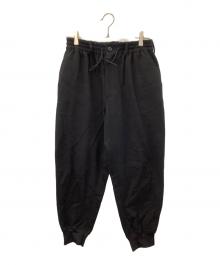 Y-3（ワイスリー）の古着「クラシック ウール フランネル カフ パンツ」｜ブラック