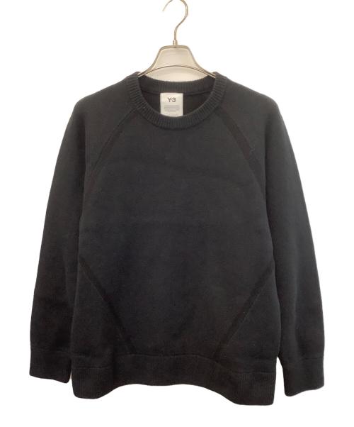 Y-3（ワイスリー）Y-3 (ワイスリー) 厚手ニット ブラック サイズ:Sの古着・服飾アイテム