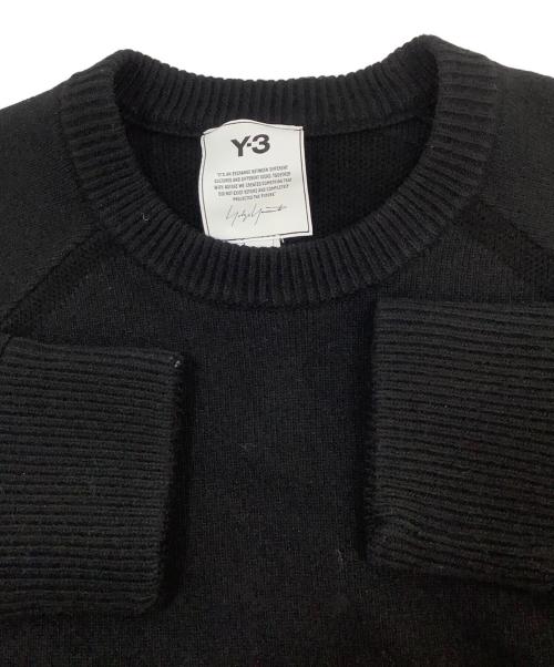 Y-3（ワイスリー）Y-3 (ワイスリー) 厚手ニット ブラック サイズ:Sの古着・服飾アイテム