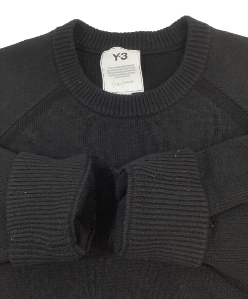 Y-3（ワイスリー）Y-3 (ワイスリー) 厚手ニット ブラック サイズ:Sの古着・服飾アイテム
