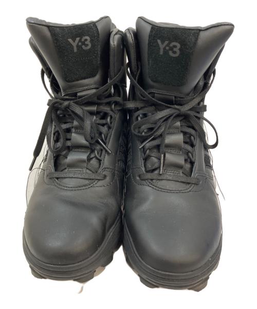Y-3（ワイスリー）Y-3 (ワイスリー) ハイカットスニーカー ブラック サイズ:25.5cmの古着・服飾アイテム