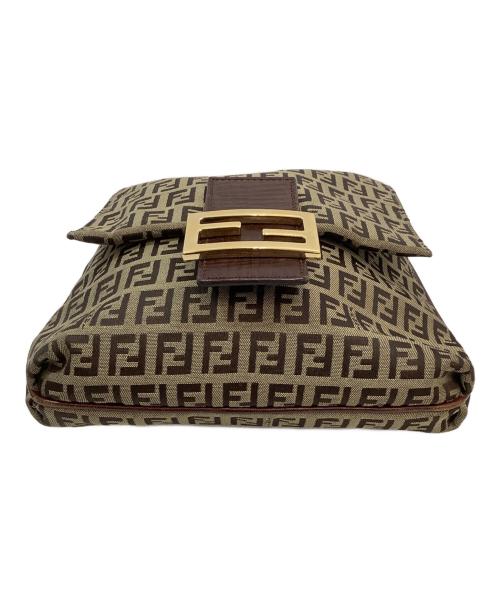 FENDI（フェンディ）FENDI (フェンディ) ショルダーバッグ ブラウン×ベージュの古着・服飾アイテム