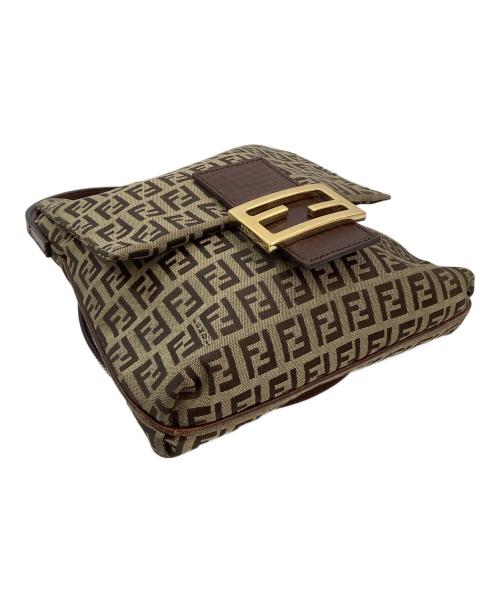 FENDI（フェンディ）FENDI (フェンディ) ショルダーバッグ ブラウン×ベージュの古着・服飾アイテム