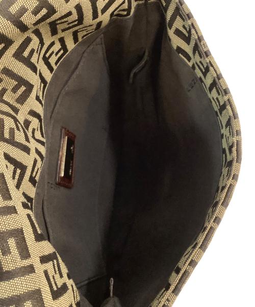 FENDI（フェンディ）FENDI (フェンディ) ショルダーバッグ ブラウン×ベージュの古着・服飾アイテム
