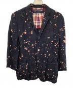 COMME des GARCONS HOMMEコムデギャルソン オム）の古着「ジャケット」｜ネイビー