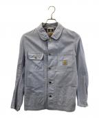 CarHartt×eYe COMME des GARCONS JUNYAWATANABE MANカーハート×アイ コム デ ギャルソン ジュンヤ ワタナベ マン）の古着「長袖シャツ」｜スカイブルー