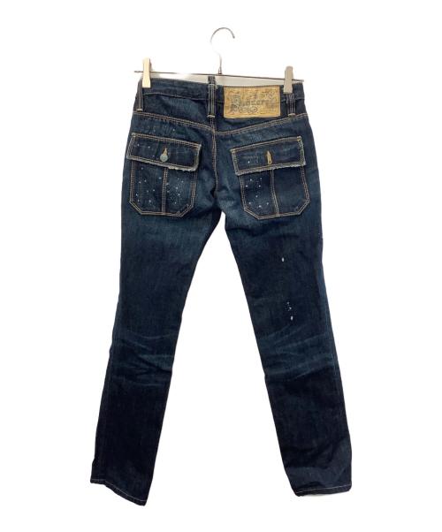 DSQUARED2（ディースクエアード）DSQUARED2 (ディースクエアード) デニムパンツ インディゴ サイズ:SIZE 36の古着・服飾アイテム