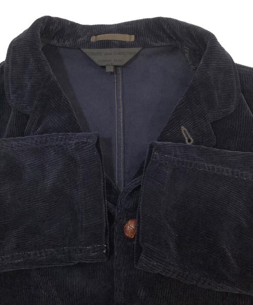 COMME des GARCONS HOMME（コムデギャルソン オム）COMME des GARCONS HOMME (コムデギャルソン オム) コーデュロイジャケット ネイビー サイズ:Sの古着・服飾アイテム
