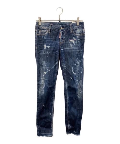 DSQUARED2（ディースクエアード）DSQUARED2 (ディースクエアード) デニムパンツ ブルー サイズ:SIZE 34の古着・服飾アイテム