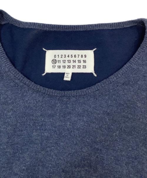 Maison Margiela（メゾンマルジェラ）Maison Margiela (メゾンマルジェラ) 薄手ニット ブルー サイズ:Lの古着・服飾アイテム