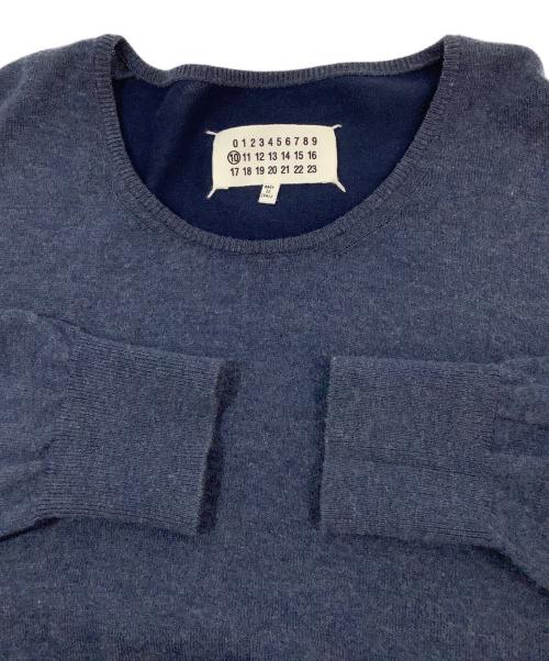 Maison Margiela（メゾンマルジェラ）Maison Margiela (メゾンマルジェラ) 薄手ニット ブルー サイズ:Lの古着・服飾アイテム