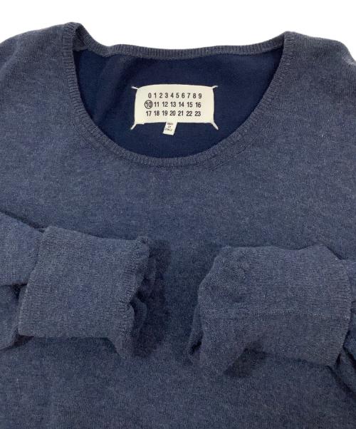 Maison Margiela（メゾンマルジェラ）Maison Margiela (メゾンマルジェラ) 薄手ニット ブルー サイズ:Lの古着・服飾アイテム