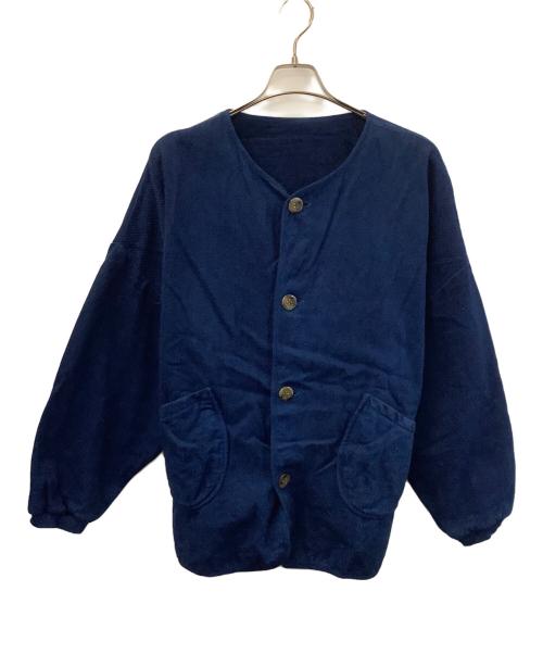 UZUIRO（ウズイロ）UZUIRO (ウズイロ) コットンカーディガン ブルー サイズ:不明の古着・服飾アイテム