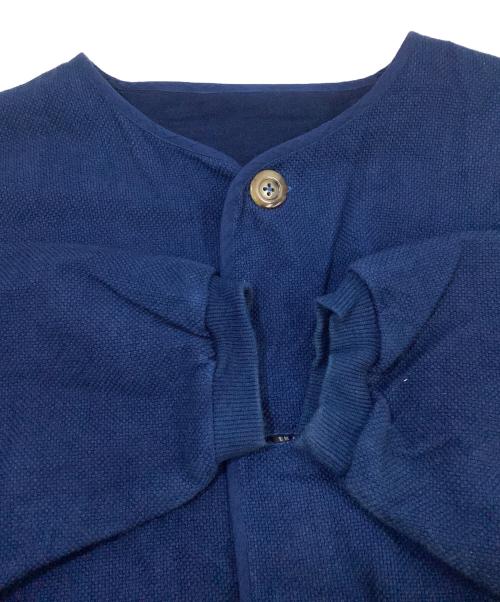 UZUIRO（ウズイロ）UZUIRO (ウズイロ) コットンカーディガン ブルー サイズ:不明の古着・服飾アイテム