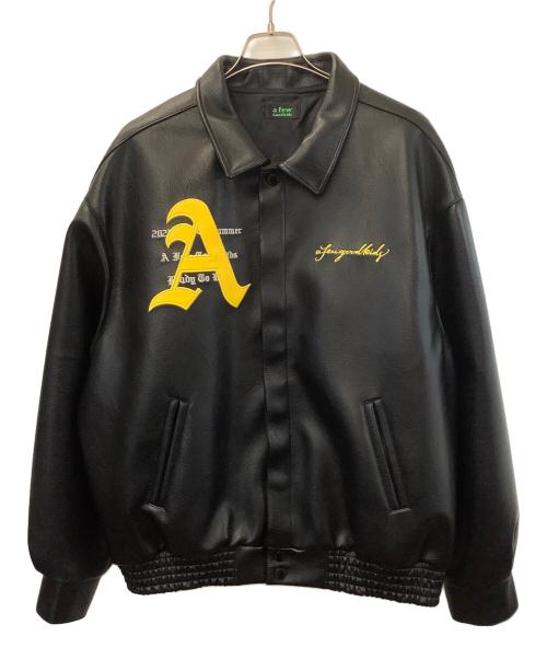 A FEW GOOD KIDS（アフューグッドキッズ）A FEW GOOD KIDS (アフューグッドキッズ) スタジャン ブラック サイズ:XLの古着・服飾アイテム