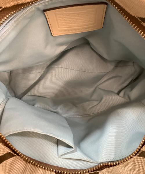 COACH（コーチ）COACH (コーチ) ハンドバッグ ベージュの古着・服飾アイテム