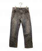 BURBERRY BLACK LABELバーバリーブラックレーベル）の古着「デニムパンツ」｜グレー
