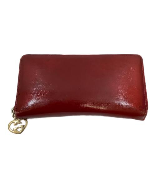 GUCCI（グッチ）GUCCI (グッチ) 長財布 レッドの古着・服飾アイテム