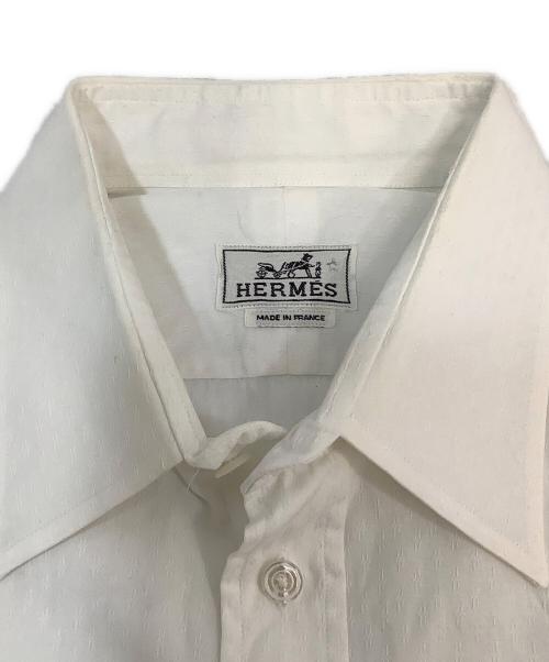 HERMES（エルメス）HERMES (エルメス) 長袖シャツ ホワイト サイズ:41の古着・服飾アイテム