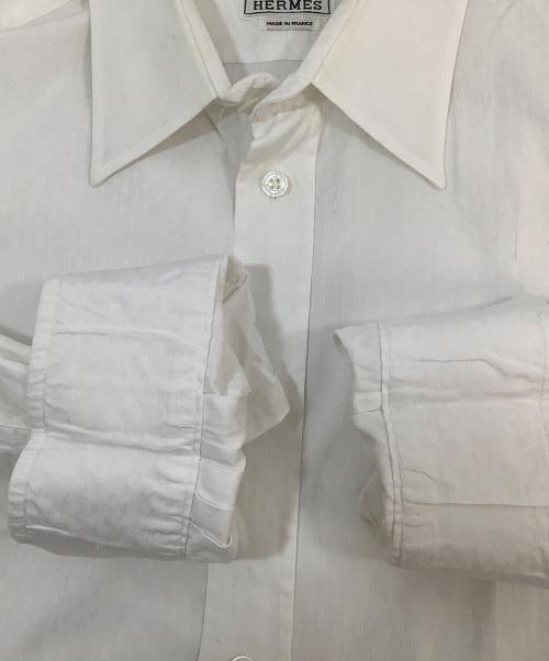 HERMES（エルメス）HERMES (エルメス) 長袖シャツ ホワイト サイズ:41の古着・服飾アイテム