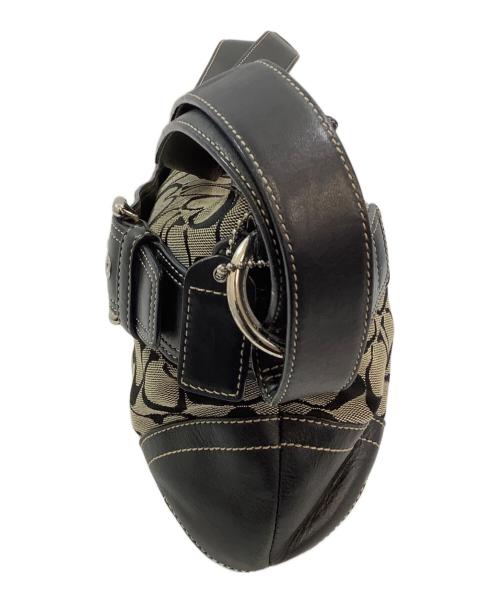 COACH（コーチ）COACH (コーチ) ハンドバッグ ブラウン×アイボリーの古着・服飾アイテム