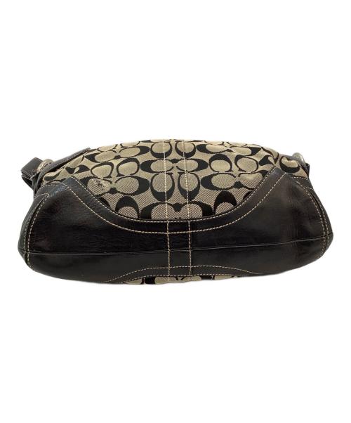 COACH（コーチ）COACH (コーチ) ハンドバッグ ブラウン×アイボリーの古着・服飾アイテム