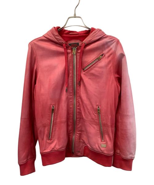 DIESEL（ディーゼル）DIESEL (ディーゼル) ジップパーカー レッド サイズ:Sの古着・服飾アイテム