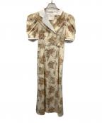 Snidelスナイデル）の古着「半袖ワンピース」｜イエロー