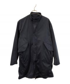 中古・古着通販】VISARUNO (ビサルノ) レザーロングコート ブラック