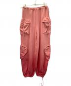 MAISON SPECIALメゾンスペシャル）の古着「ワイドパンツ」｜ピンク