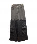 MAISON SPECIALメゾンスペシャル）の古着「デニムパンツ」｜ブラック