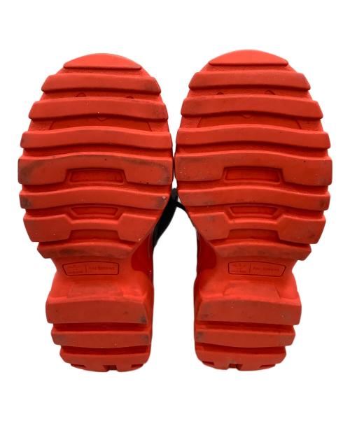 adidas（アディダス）adidas (アディダス) RAF SIMONS (ラフシモンズ) ブーツ レッド×ブラック サイズ:25cmの古着・服飾アイテム