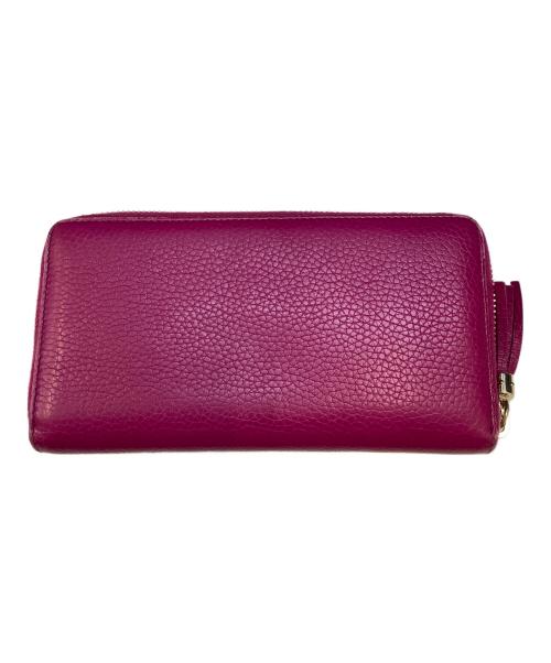 GUCCI（グッチ）GUCCI (グッチ) 長財布 ショッキングピンクの古着・服飾アイテム