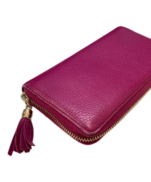 GUCCI（グッチ）GUCCI (グッチ) 長財布 ショッキングピンクの古着・服飾アイテム