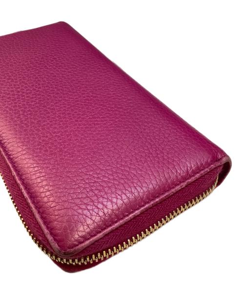 GUCCI（グッチ）GUCCI (グッチ) 長財布 ショッキングピンクの古着・服飾アイテム