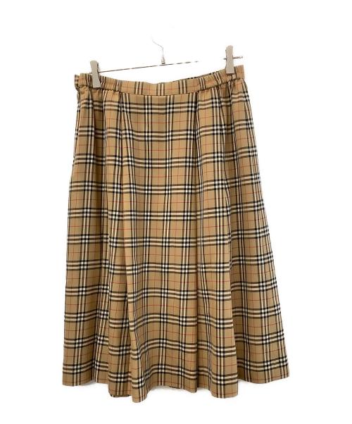 Burberry's（バーバリー）Burberry's (バーバリーズ) ミディスカート ベージュ サイズ:15の古着・服飾アイテム