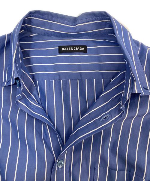 BALENCIAGA（バレンシアガ）BALENCIAGA (バレンシアガ) ボタンダウンシャツ ブルー サイズ:38の古着・服飾アイテム